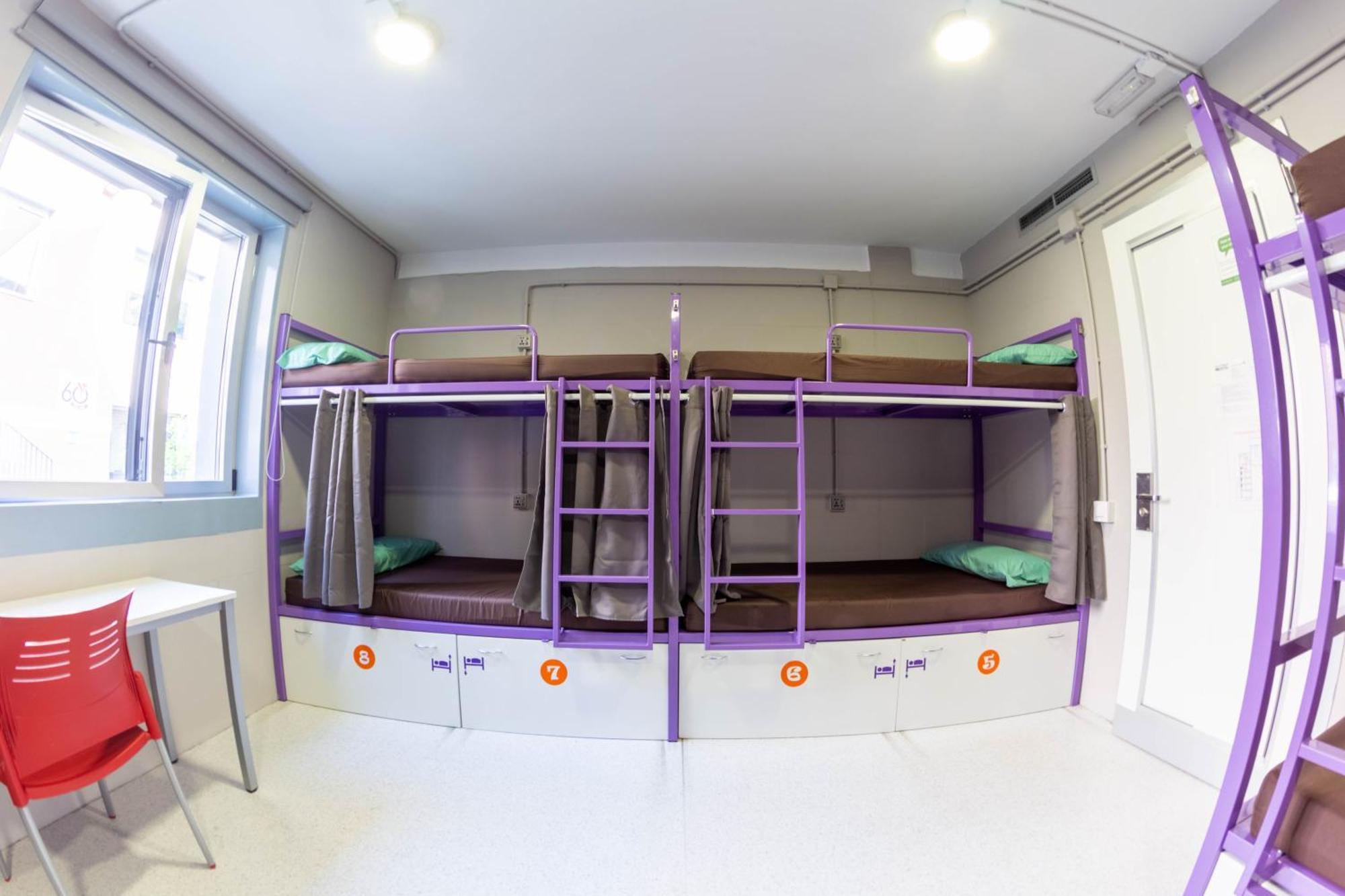 Cama en habitación compartida mixta de 4 camas