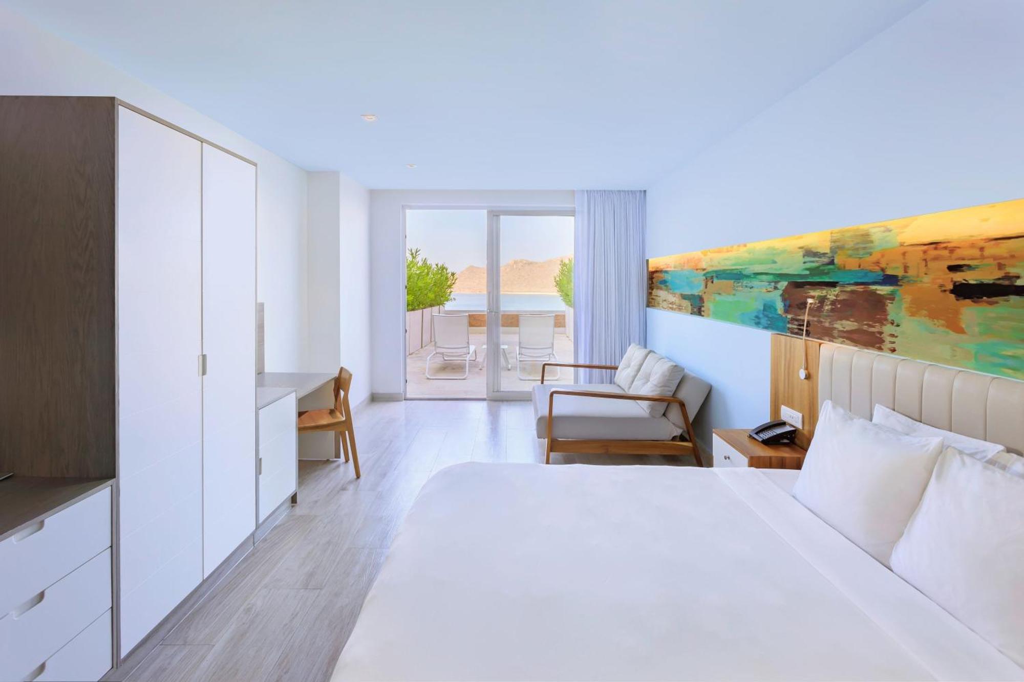 Habitación Doble Deluxe con terraza y vistas al mar - 1 cama extragrande