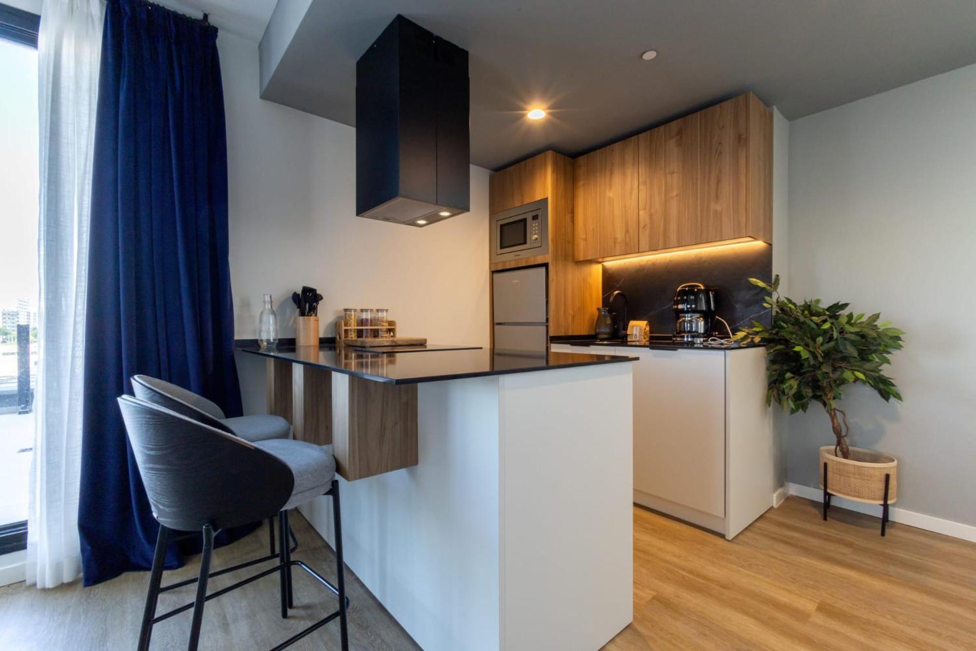Apartamento con balcón