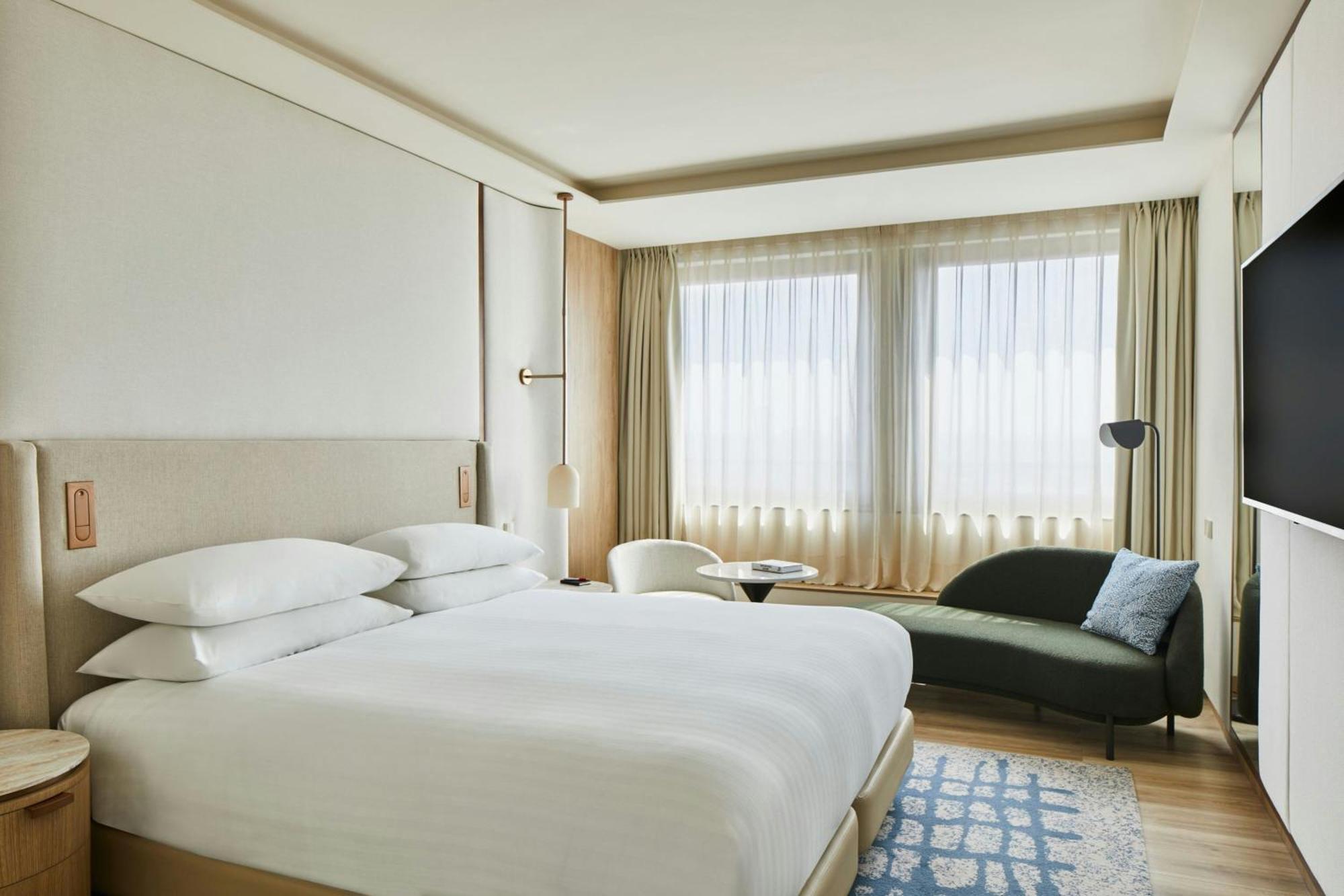 Suite Extragrande con 1 dormitorio, sofá cama y vistas a la ciudad