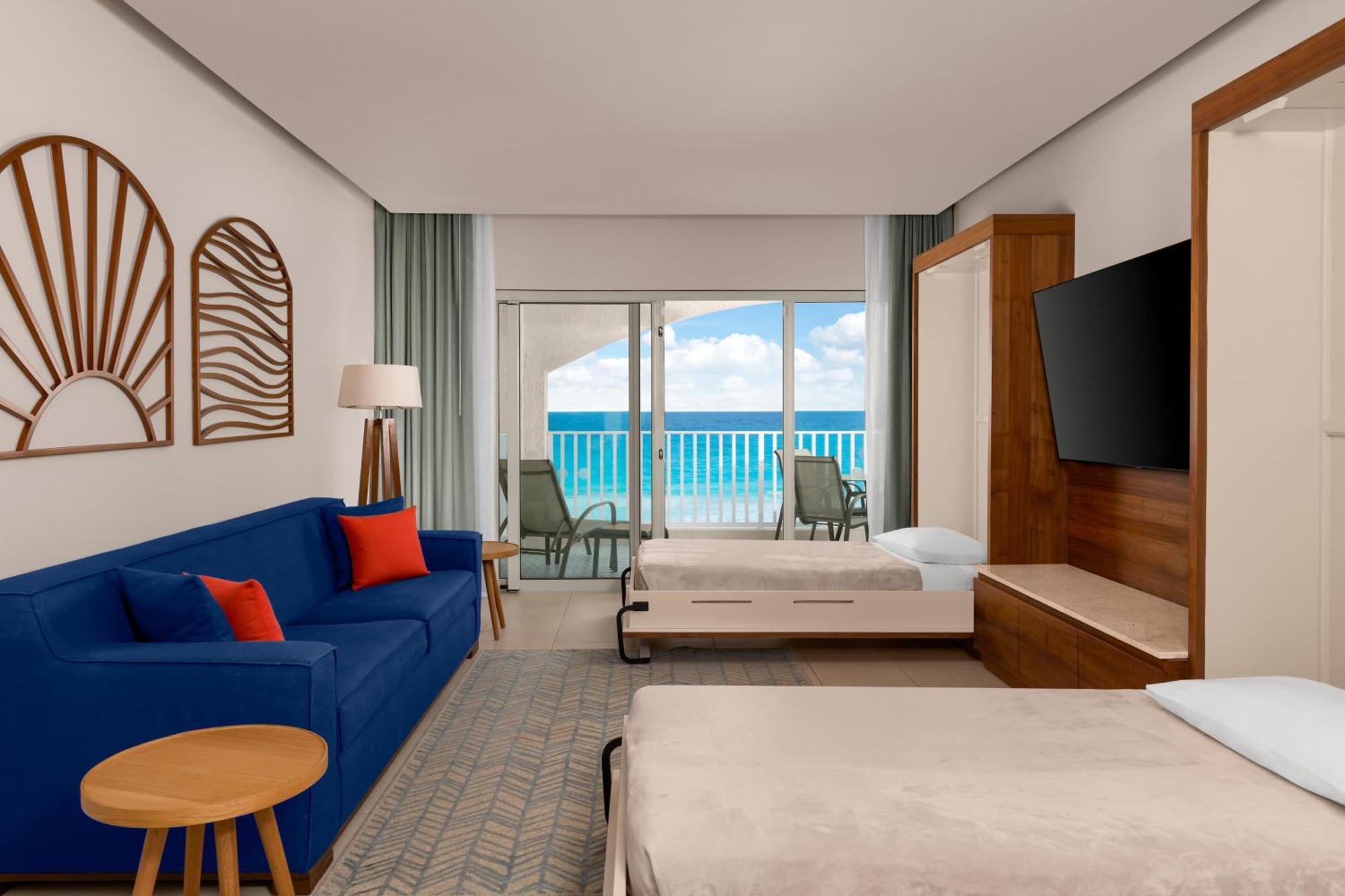 Suite Enclave frente a la playa - 1 cama extragrande y 2 camas Murphy