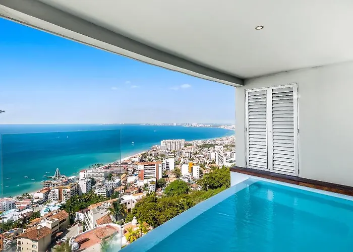 Avalon - 801 Top Sky Bar Pool 3 Bedroom In Amapas Puerto Vallarta