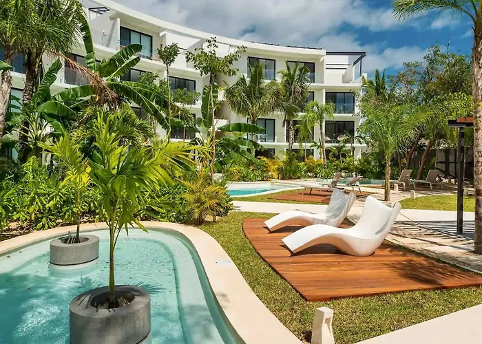 Central Park Lagunas - Luxury Modern Condo With Kitchen Tulum